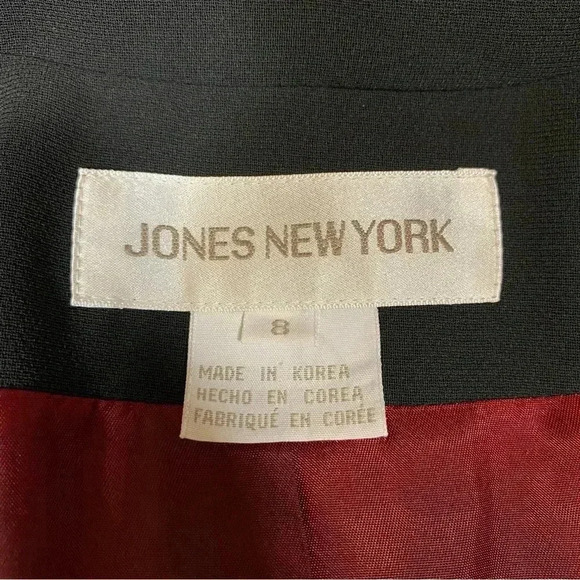 VGT JOHNS NEW YORK Men's Jacket Blazer Fully Lining Front Buttons Black 8 - Picture 7 of 11